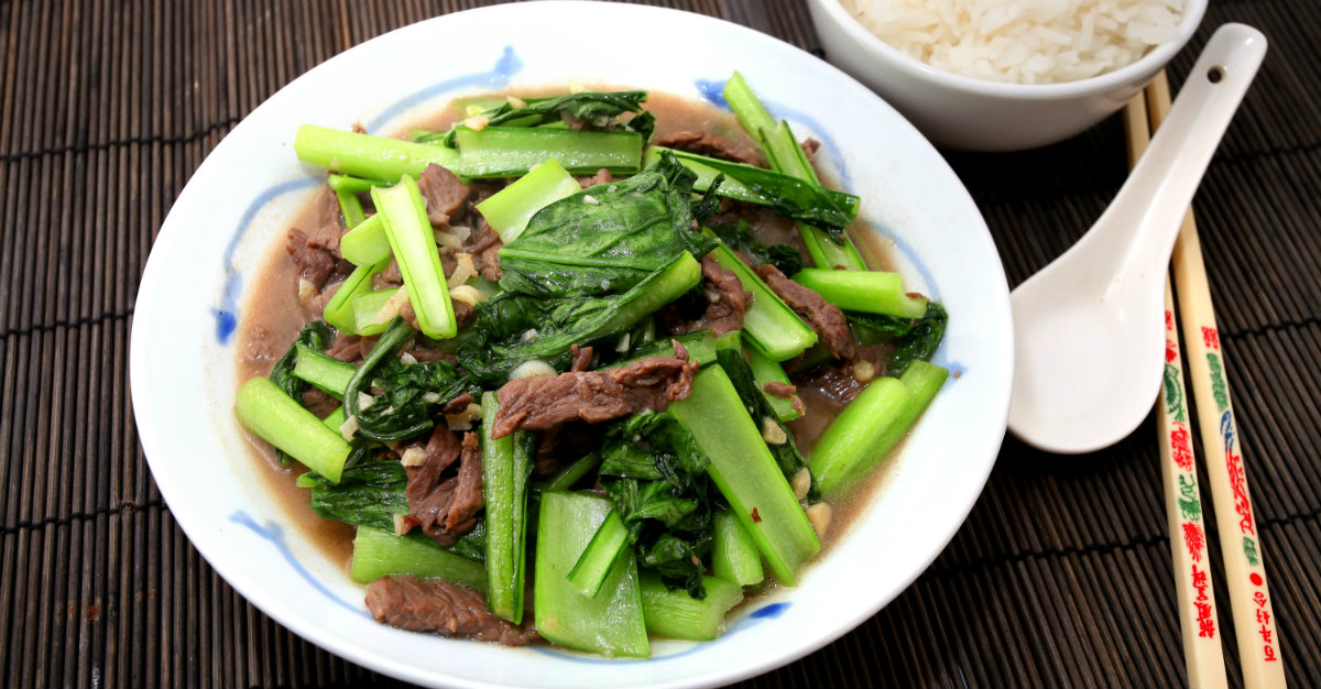 Locals rave over the choy sum cooked in oyster sauce.