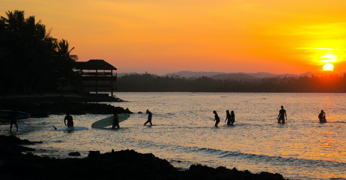 Siargao, a top surfing destination, is at its best during the rainy season.
