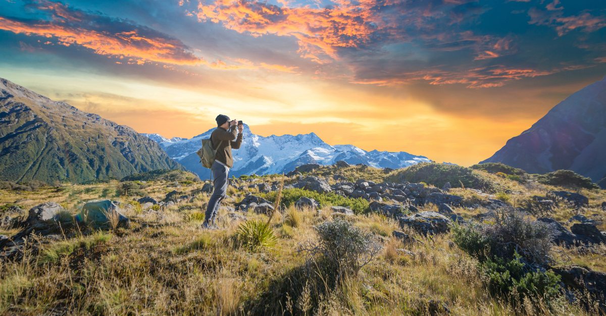 New Zealand is rich for hiking and outdoor activities on your own.