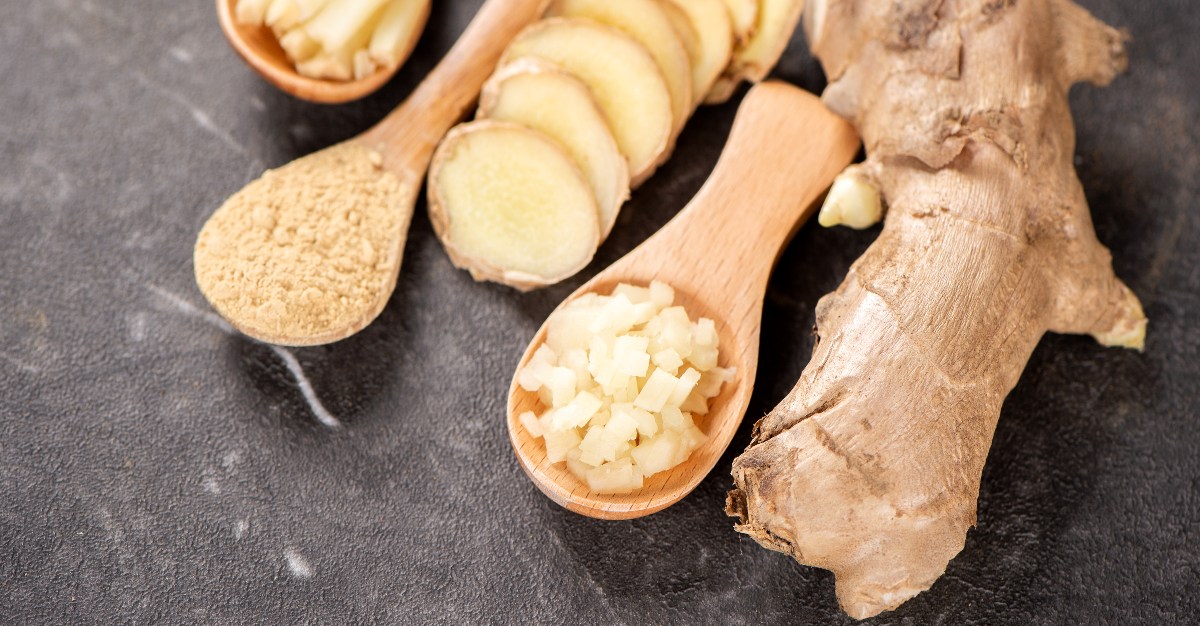 Ginger can ease the nausea that often comes with the flu.