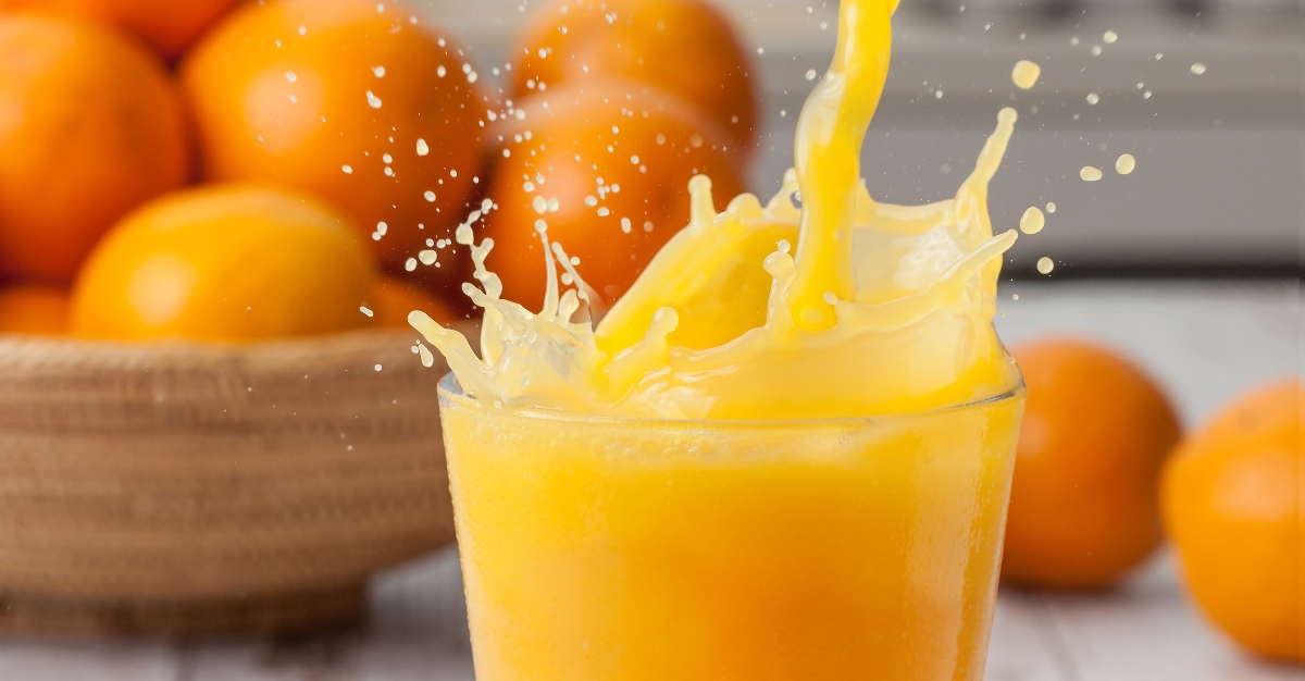 Sick people may find the needed vitamins and hydration in orange juice.
